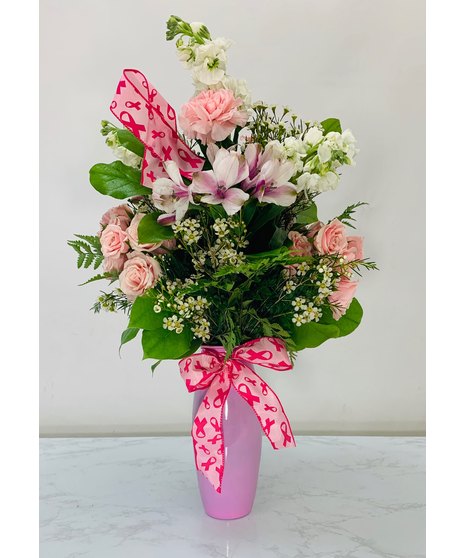 Pink Ribbon Bouquet